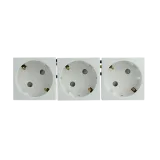 PRISE TRIPLE COUR SKO A/PROT - 6 MOD BLANC