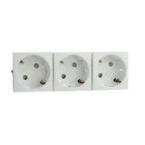PRISE TRIPLE COUR SKO A/PROT - 6 MOD BLANC
