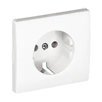 TAPA C/PROTECCIÓN P/BASE SCHUKO NEGRA MATE