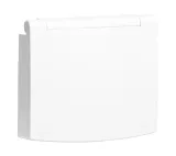 Centro Schuko com Tampa e Obturador (IP44)