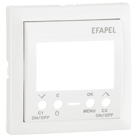 Cover Plate for Two Circuits Digital Time Switch