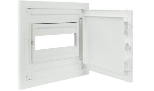 Interior e Porta para Quadro Distribuição de Baixo Perfil - 12 MÓDULOS (1x12)