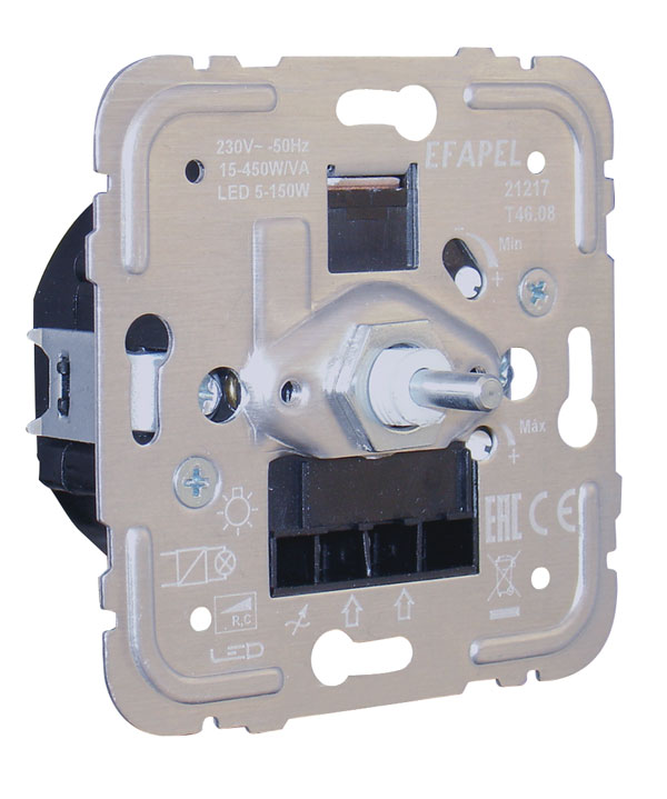 Regulador/Conmutador de Luz Eletcrónico para Lámparas de Bajo Consumo de 450W/VA R, C